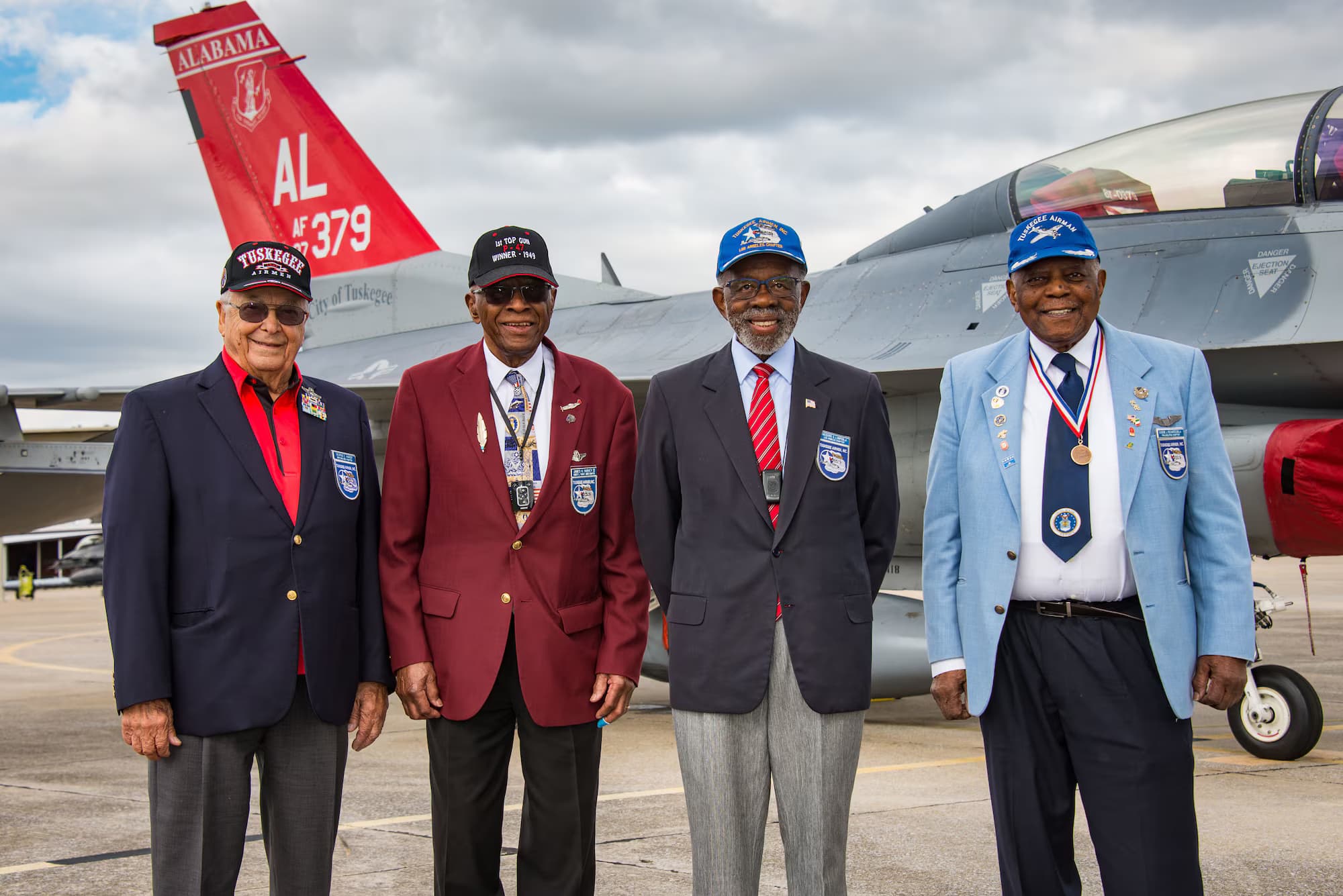 Tuskegee Airmen veterans honoring those who served